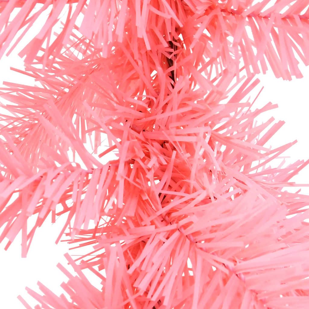 Ghirlanda natalizia con 300 luci a LED rosa in PVC, lunghezza 20 m con 1800 rami, alimentata tramite USB, a risparmio energetico e flessibile per interni, decorazione per albero, finestra