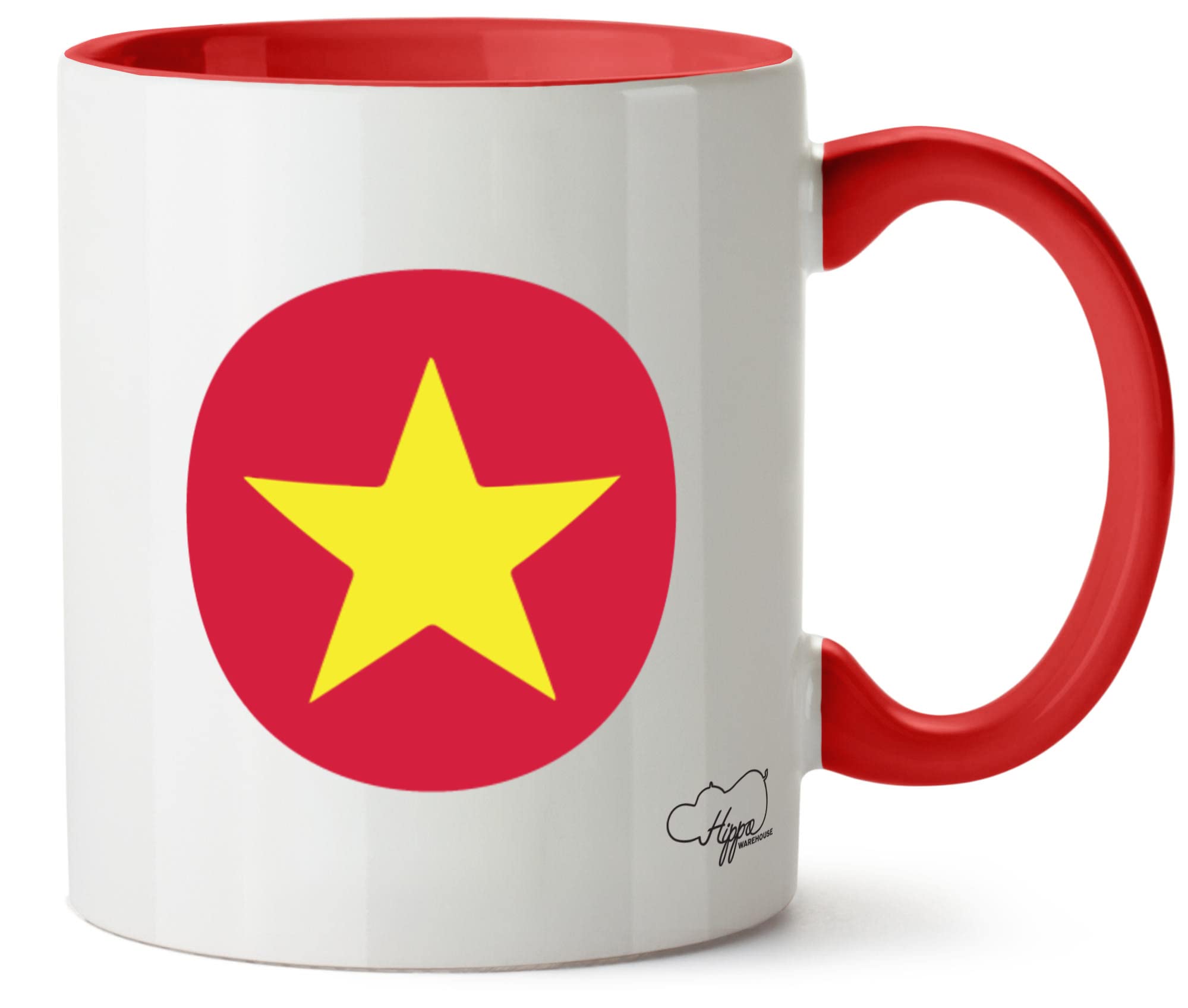 Hippowarehouse Vietnam Flag Printed Mug Various Colour Options Ceramic Cup Kitchenware 11oz