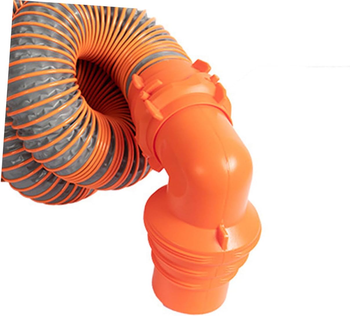 Rv Sewer Hose Fitting Adapter Connector for Waste Disposal Pvc Swivel Design for Easy Installation Compatible Various Sewer Hoses