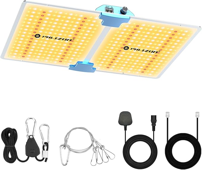Phlizon PL1000 Lampe LED Grow Light UV IR Dimmable Spectre Complet - 0.6x1.2m