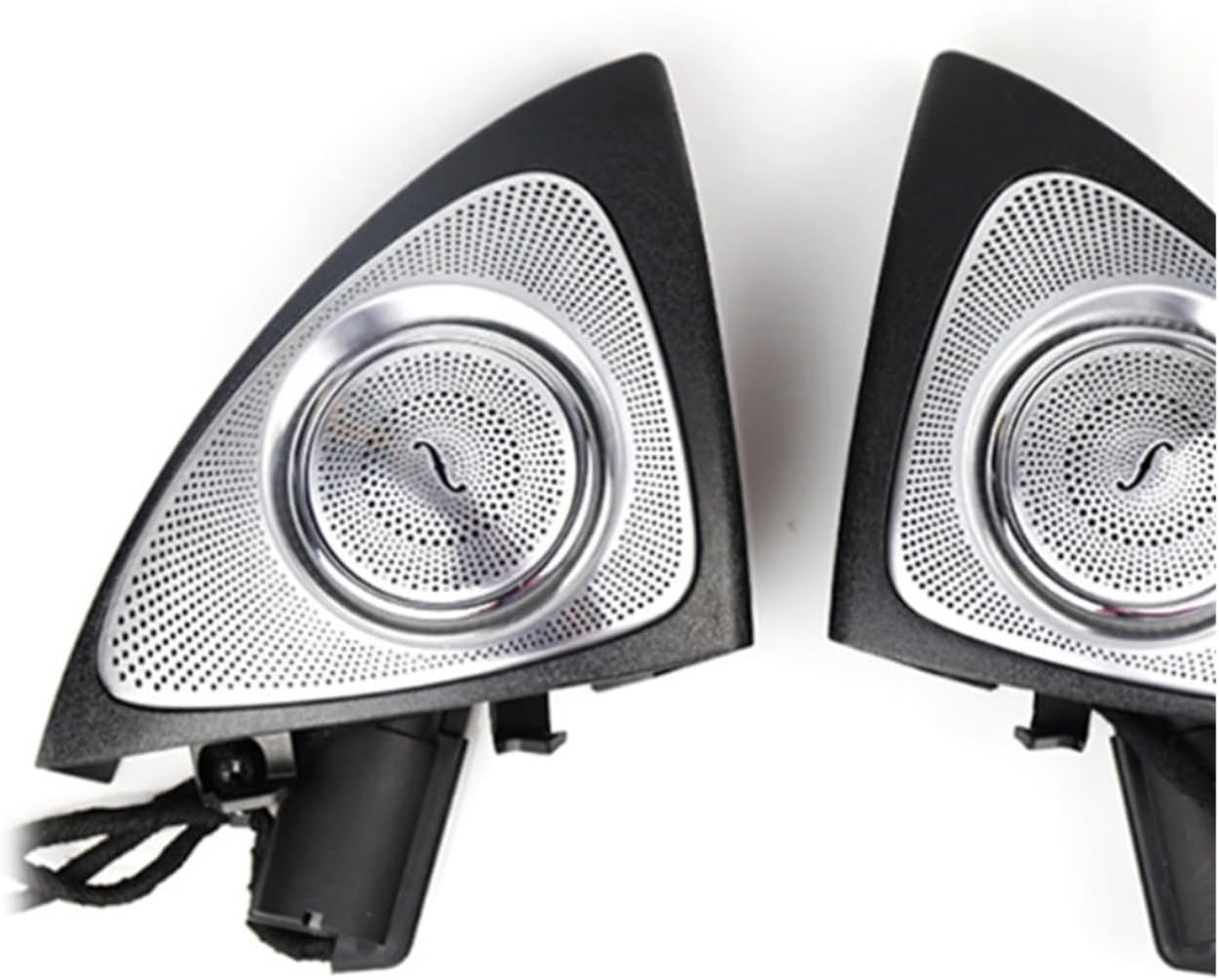 64 Colors 3D LED Ambient Light Tweeter Rotating Tweeter Compatible with Mercedes-Benz E-Class W213 E200 E220 E250 E260 E300 E320 E350(808 64 Colors)