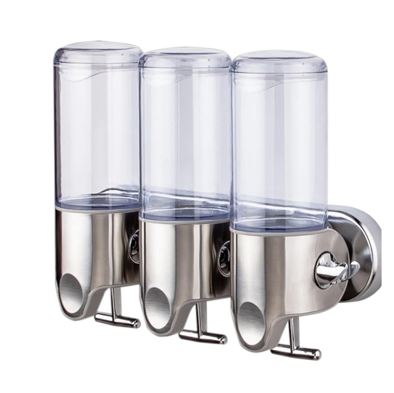 Soap Dispenser Stainless Steel Liquid Soap Dispenser Wall Mounted Shower Gel Hand Soap Shampoo Dispenser