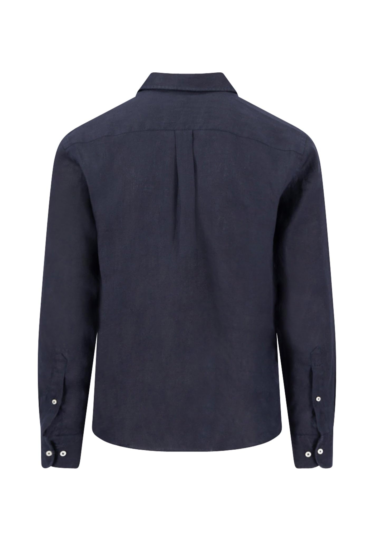 FYNCH-HATTON Camicia in lino con colletto Kent