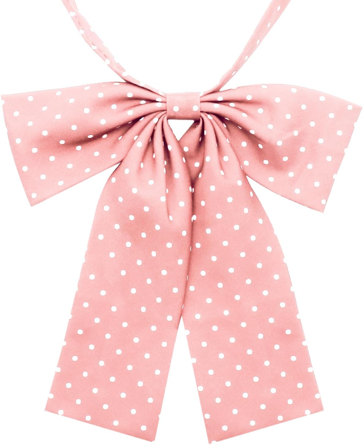 Womens Polka Dot Bow Tie Pretied Bow Ties for Women Party Prom Date | Polka Dot Print, Pre-tied Knot, Adjustable Neck Size, Soft Polyester, Ideal for Party Dinner Daily Commuting