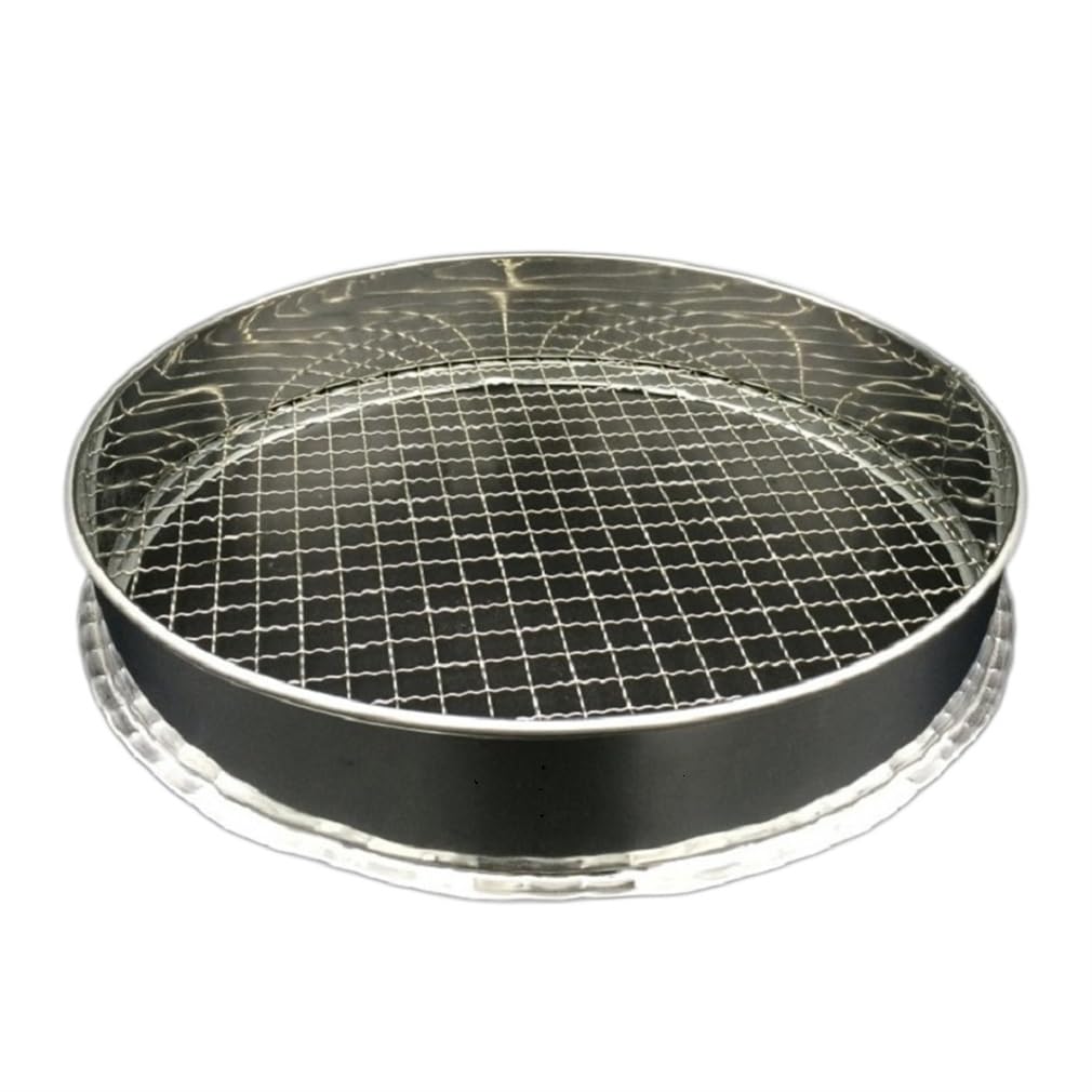 304 Stainless Steel Lab Test Sieve Diameter 40cm Wire Mesh Filter Strainer Various Mesh Count (mesh Count 6)