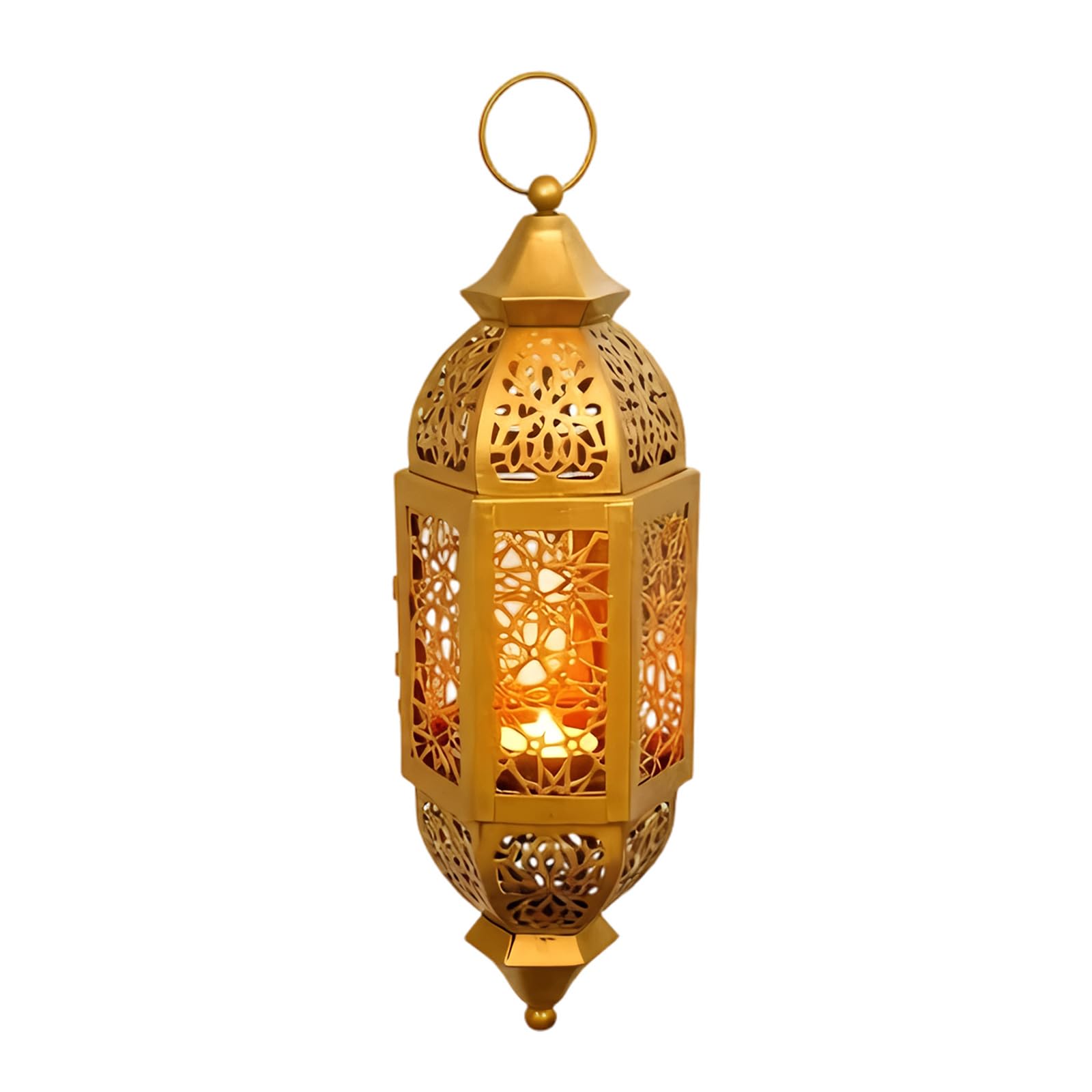 Artistic Cutout Moroccans Theme Iron Hanging Holders Lamp for Wedding Eid Ramadans Parties Event Decoration Moroccans Theme Candleholder