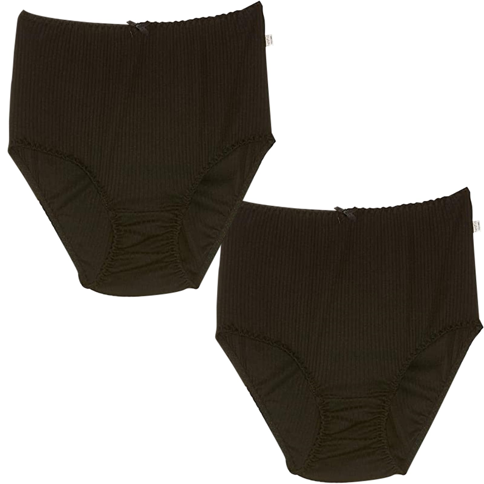 Bonds 2 Pack Heroes Full Brief Womens Ladies Underwear Undies Panties WQKHW, Black, 24