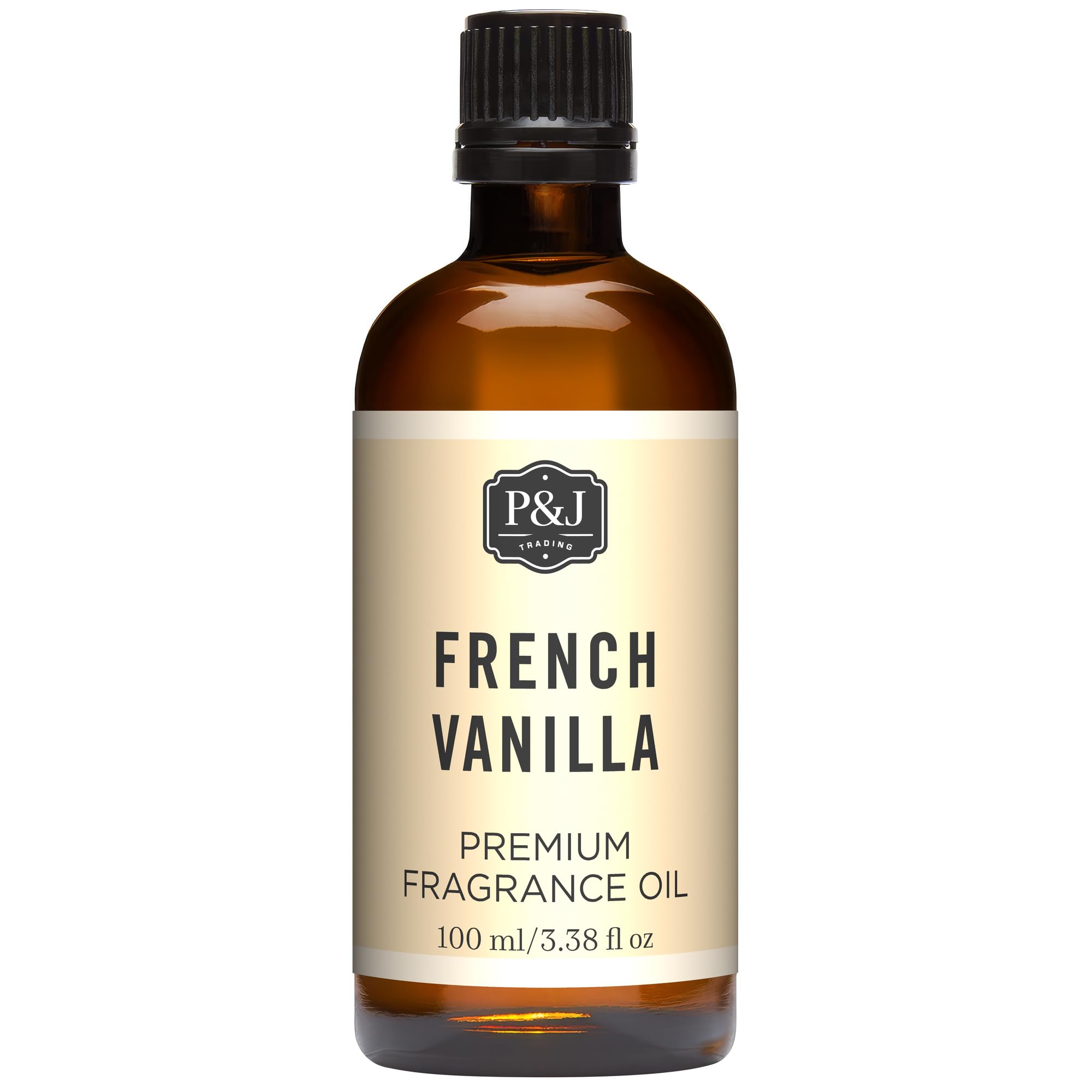 P&amp;J Trading Fragrance Oil | French Vanilla Oil 100ml - Candle Scents for Candle Making, Freshie Scents, Soap Making Supplies, Diffuser Oil Scents
