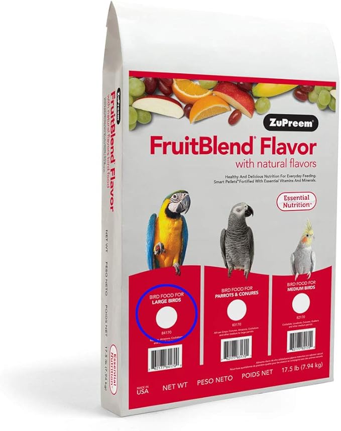 ZuPreem Fruit Blend Flavor with Natural Flavors Large