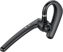 CASCHO Bluetooth Headset Single Bluetooth V5.4 Headset, 100 Hours Standby, Single Bluetooth Earphones with CVC8.0 ENC Dual Microphone, Mute, Dual Connection, Headsets for Driving/Office