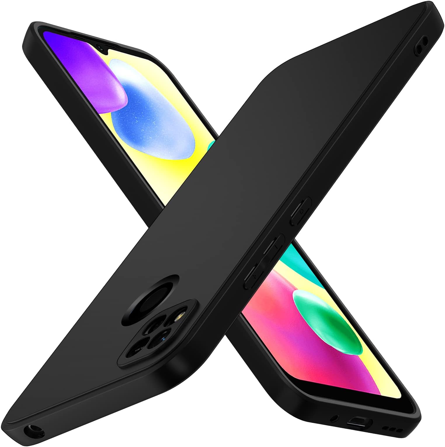 AURSTORE Custodia Protettiva 360° Per Xiaomi Redmi 9C (6.53 Pollici) - Rigida Posteriore E TPU Anteriore - Trasparente - 6