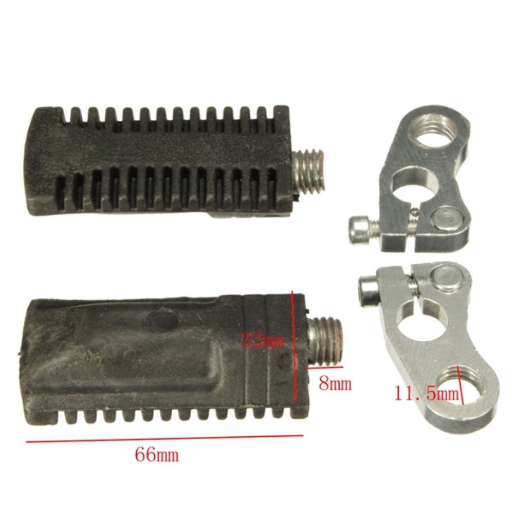 Gioco Poggiapiedi Suzuki. Blu Per Moto Ricambi Accessori Parti Ricambi 8430525061118