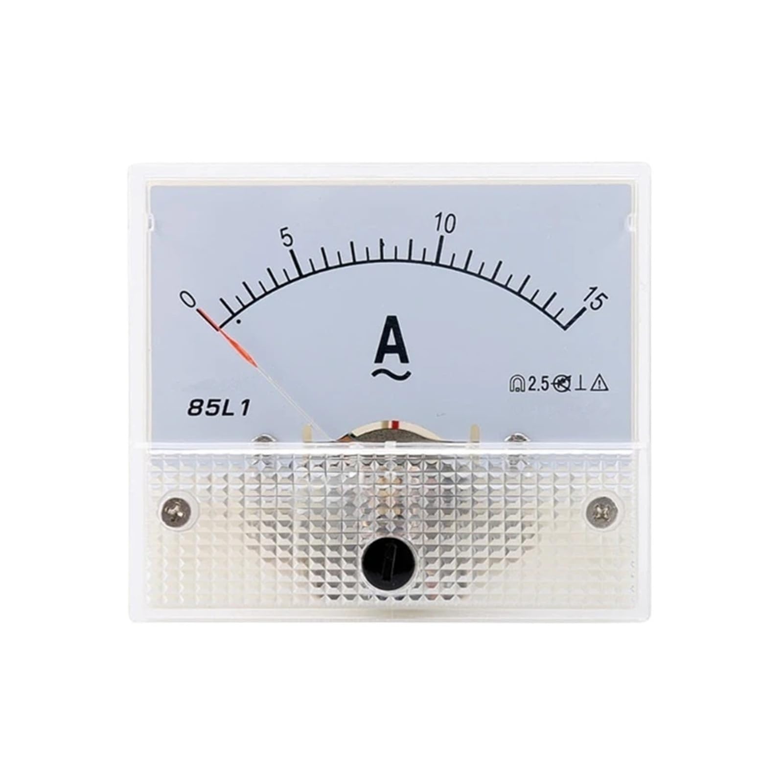 Ampèremètre analogique 85L1 AC 2A idéal pour tableau électrique maison