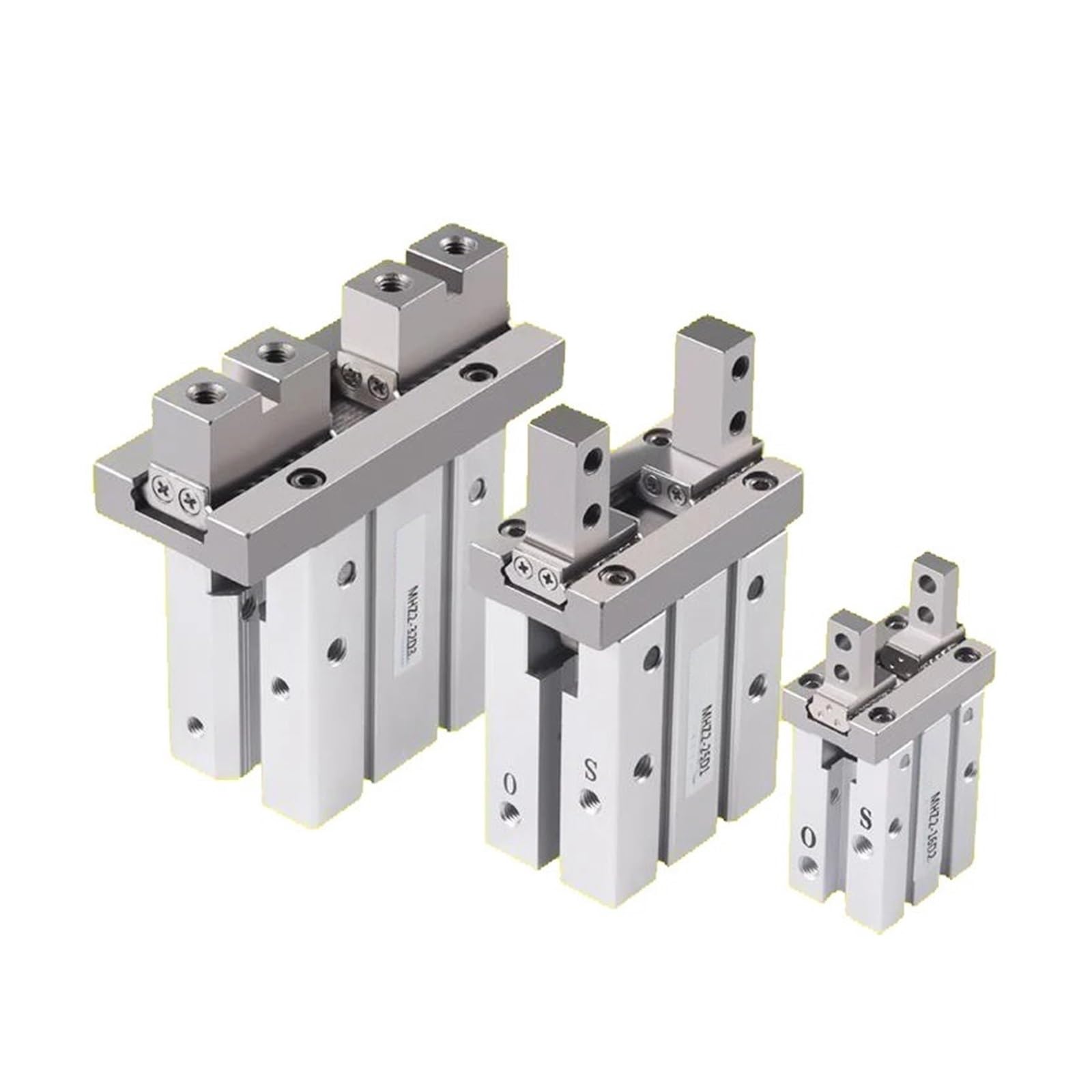1 szt. MHZ2 Opona Palec Cylinder Równoległy Szczypce MHZ2-10/16/25/32/40D1/D2/D3 Aluminiowe zaciski z drutu bocznego(MHZ2-10D3)