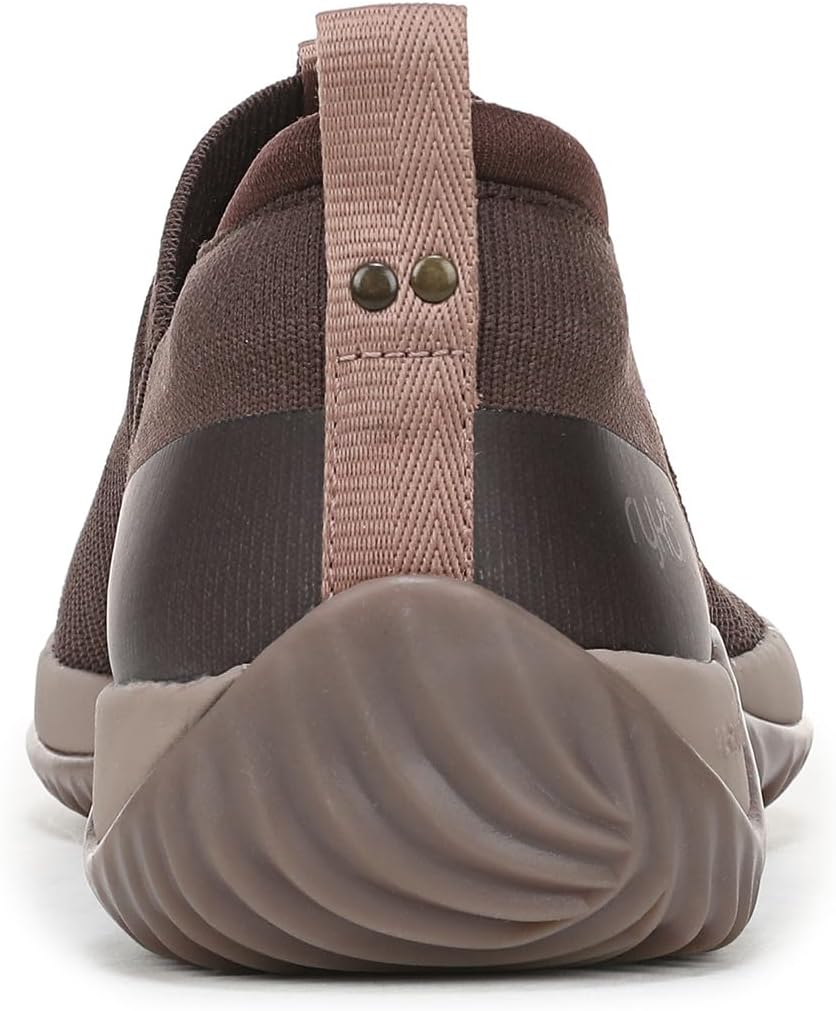 Ryka Women's Echo Knit Slip-On Loafers 8.5 Java Brown Knit Fabric image 2 of 8 B0F39G44VH