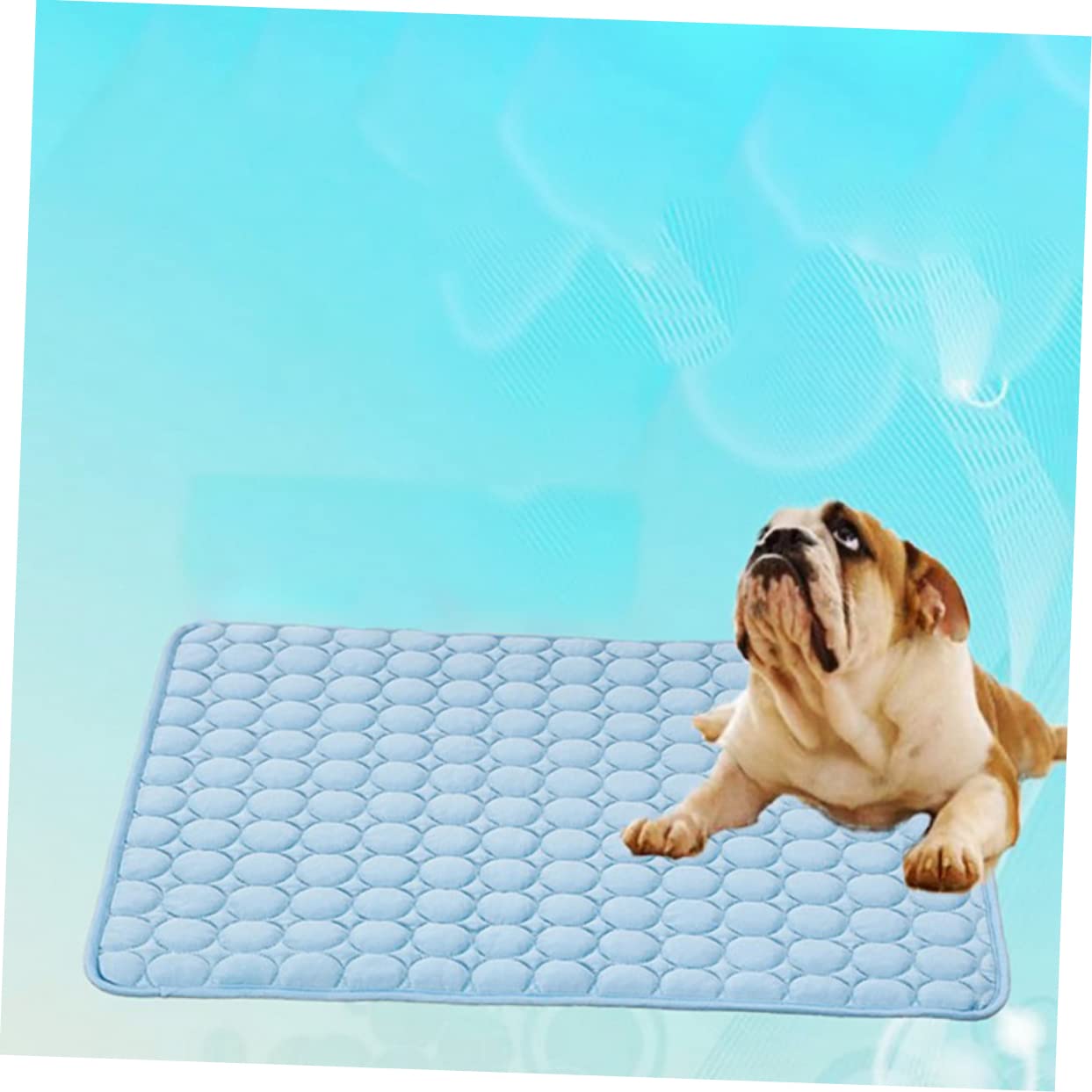 ifundom Pet Summer Cooling Blanket for Dogs and Cats Breathable Ice Mat for Indoor and Outdoor Use Self Cooling Dog Bed for Travel and Hot Weather