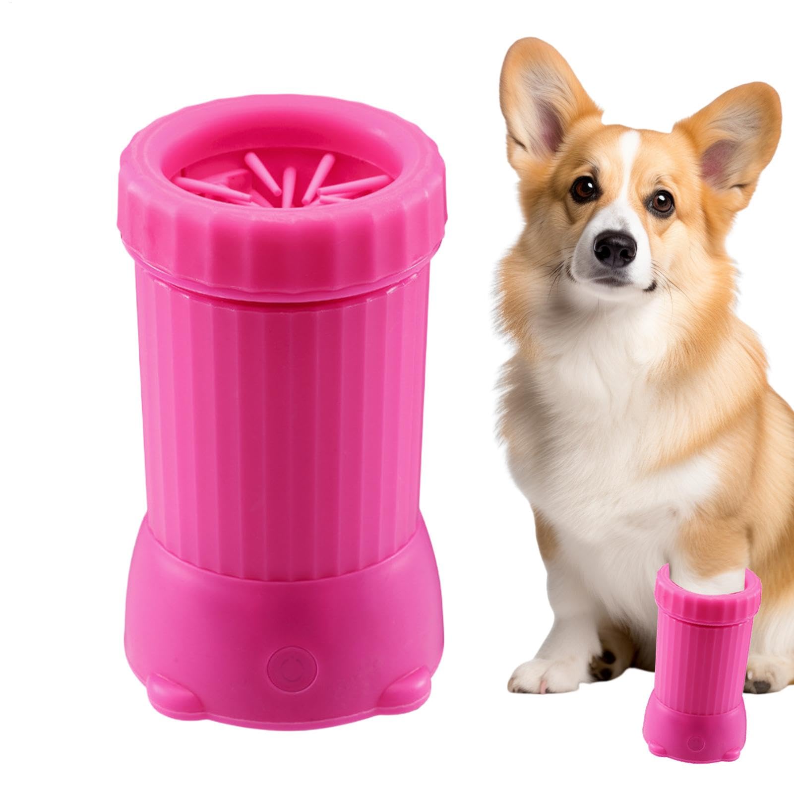 Limpiador automático de patas de perro, taza limpiadora eléctrica portátil