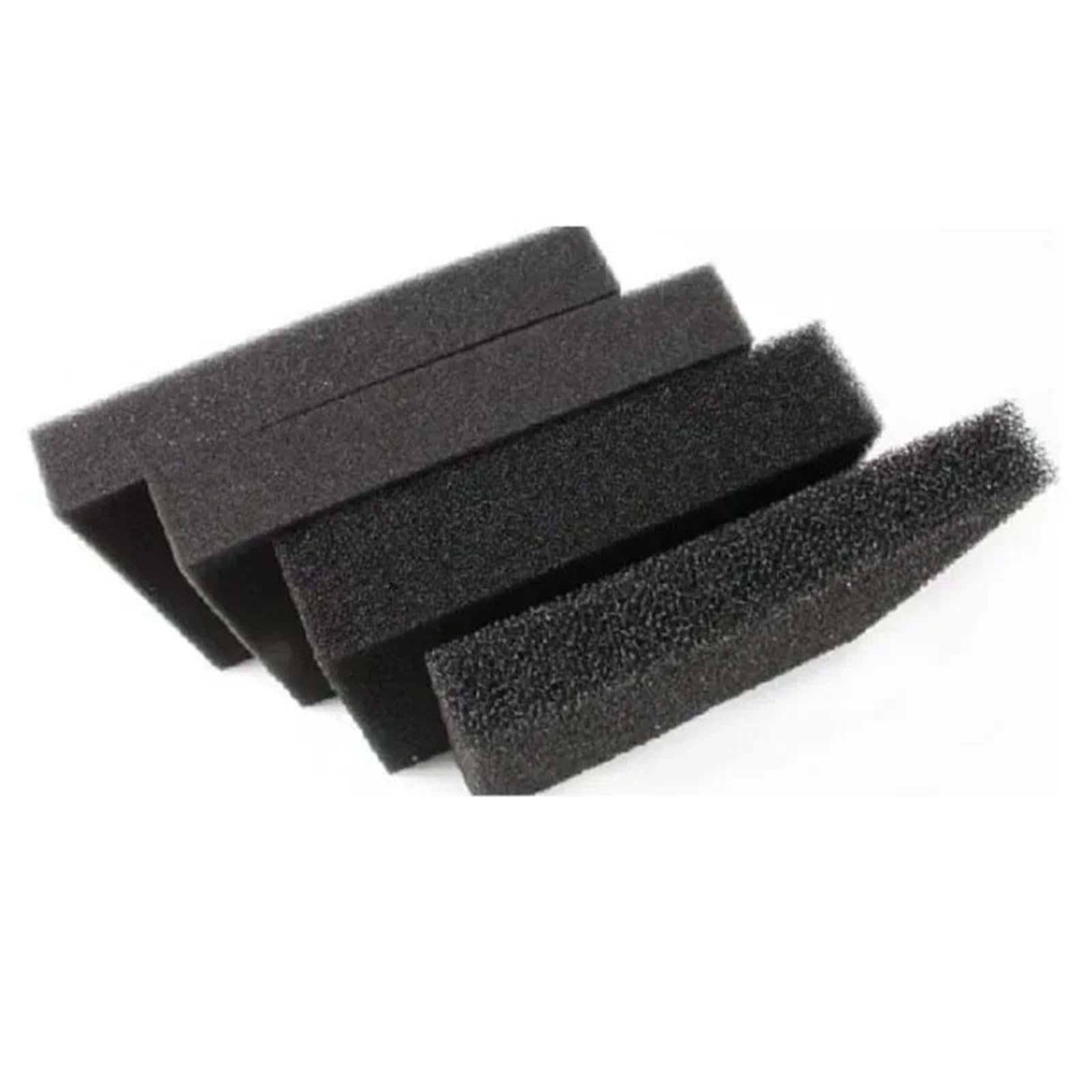 Esponja de algodón bioquímico de grandes dimensiones, filtro para acuario, estanque para peces, almohadilla de espuma negra, soporte biológico recortable (100 x 100 x 2 cm, 25 PPI)