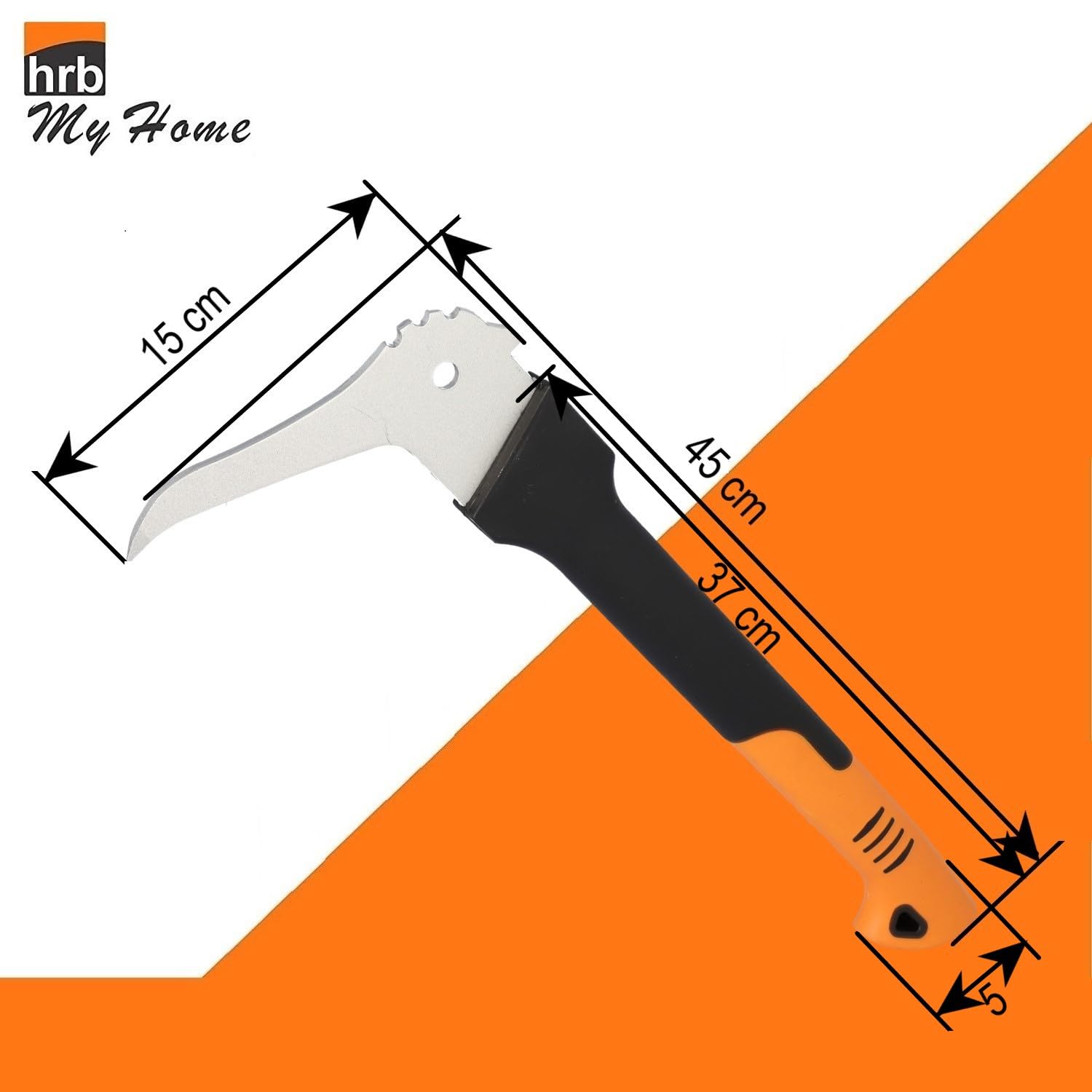 HRB Sappie Forst 37 cm mit ergonomischem Griff, Handsappie, Forst Werkzeug für effizientes Arbeiten im Wald, langlebige und robuste Holzzange für professionelle Anwendung