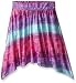 Derek Heart Big Girls' All Over Print Decorative Elastic Waistband Sharkbite Skirt