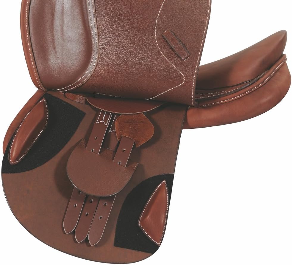 Henri de Rivel Lumina Close Contact English Saddle | Horse Riding Equestrian Saddle - Oak Bark Smooth - 17 Regular