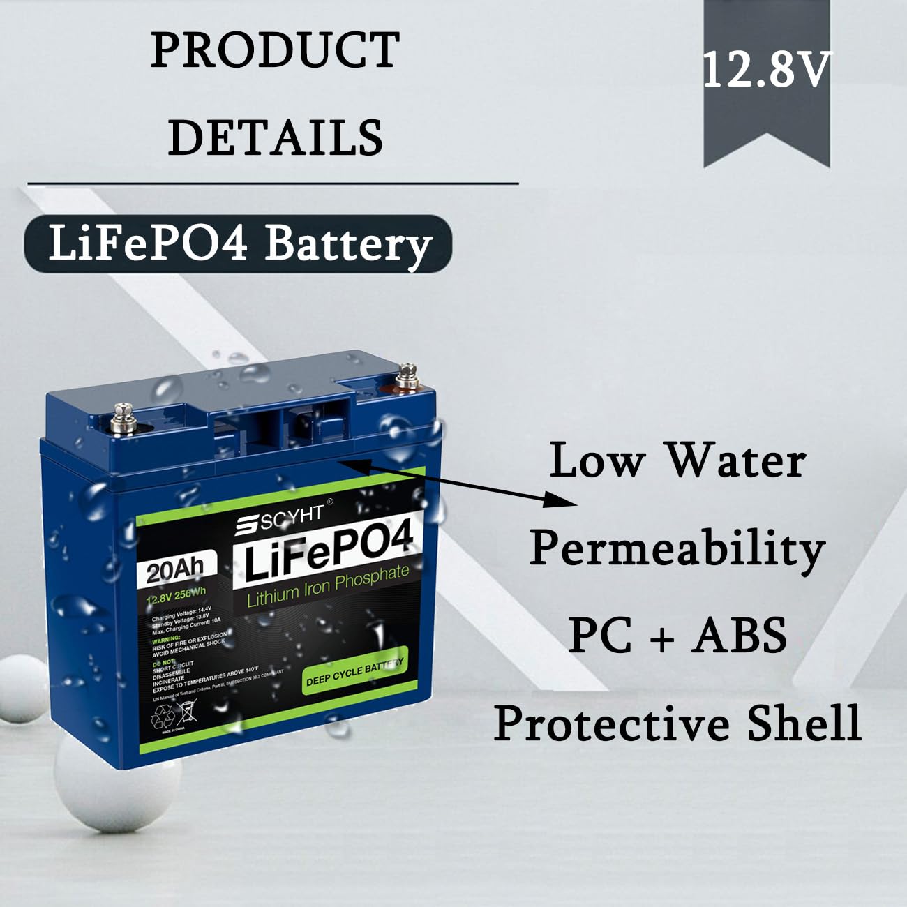 Akumulator litowy 12 V 20 Ah Akumulator LiFePO4 12 V Akumulatory akumulatorowe 20 Ah Akumulatory litowo-jonowe do silników 50 W - 250 W do zasilania awaryjnego,12v20ah 1pack