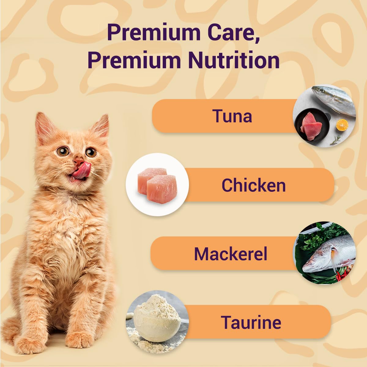 Purrfeto Adult Wet Cat Food | Mackerel in Gravy |80 GMS, Pack of 48| Gluten Free | Supports Hydration | Highly Palatable 1