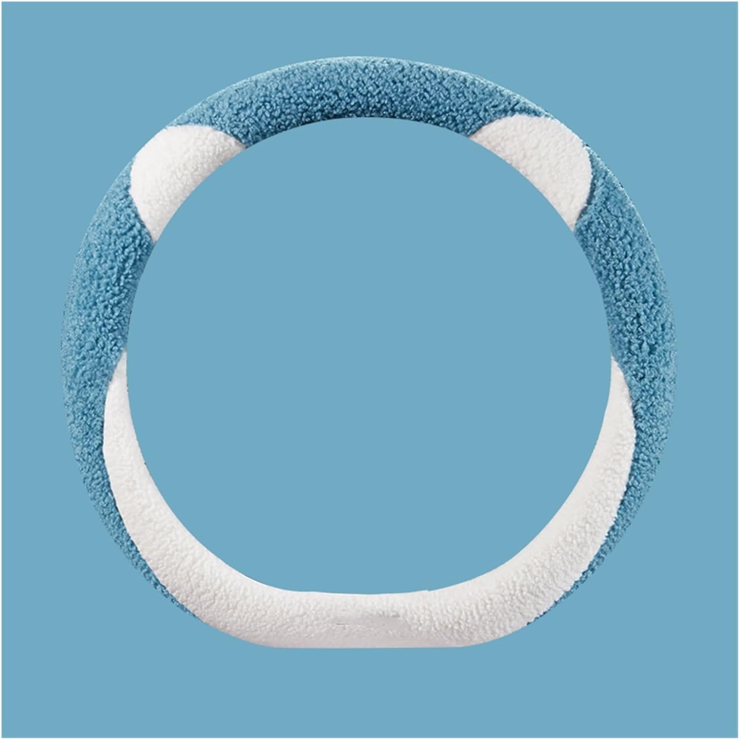 Car Steering Wheel Cover for D Type Car Steering Wheel Cover Car Accessories Soft and Lightweight Strong Gripping Force (Color : 2#)
