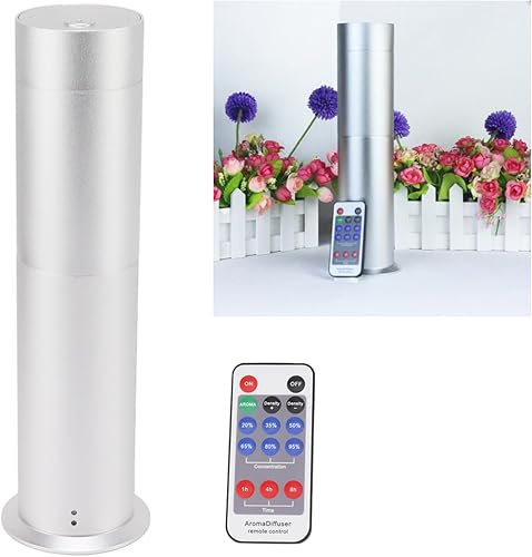Miniatura 5 de ViaGasaFamido Essential Oil Diffuser, 100 to 240V Scent Air Machine Aluminum Alloy and ABS with Remote Control for Office (US Plug 100240V)