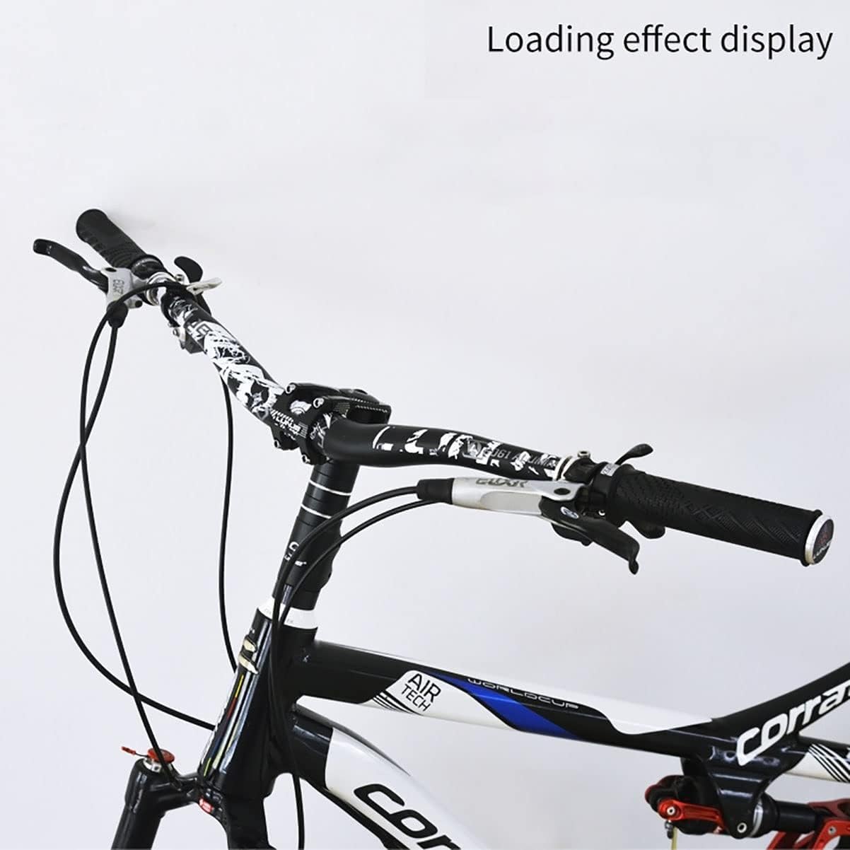 Mountain Bike Riser stuur 31,8 * 720/780 mm extra lange aluminiumlegering Bar 18 mm Rise MTB stuur DH/XC/AM fietsstuur (Color : Purple, Size : 720mm