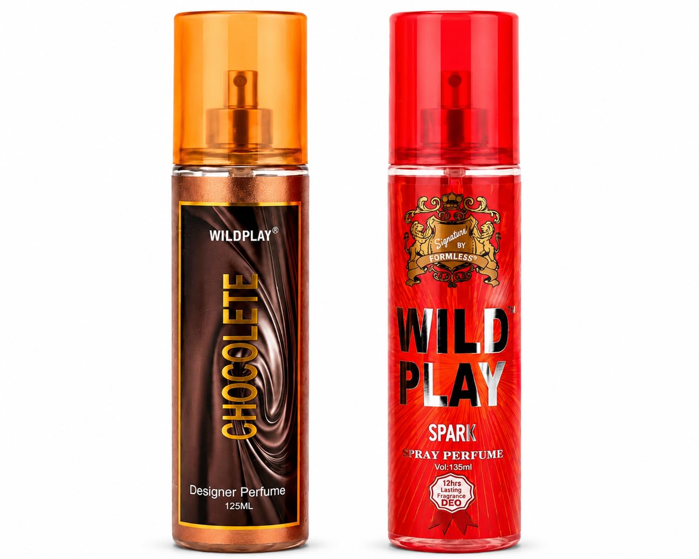 Wildplay Chocolate & Spark Fragrance 125ML combo Perfume for Men & Women – Long Lasting Multi-Fragrance Spray, Floral Fruity Sweet Notes, Unisex Premium Perfume for Daily Wear & Special Occasions-image-16