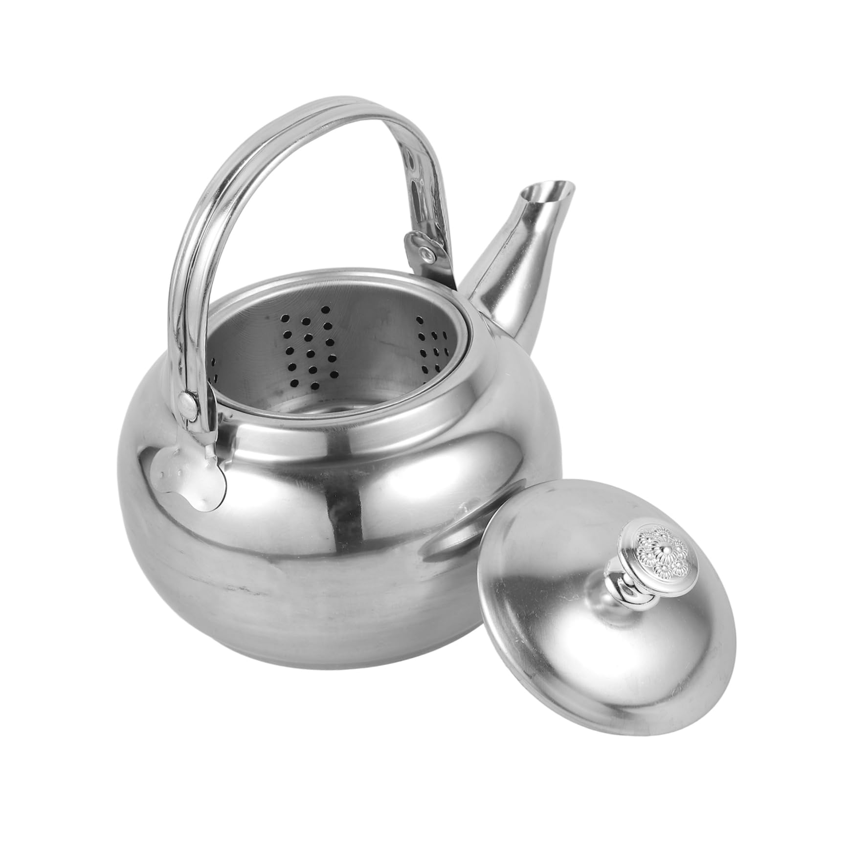 Théière en acier inoxydable de 14 cm BESTOYARD avec son infuseur pratique