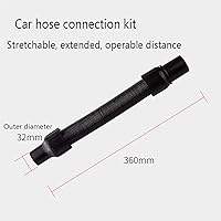 Vista 2 de Vacuum Cleaner Attachments Flexible Extension Hose Brush Nozzle Crevice Tools for 1 1/4 inch Shop Vacuum Car Detailing Kit