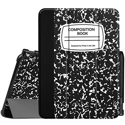 Fintie Slim Shell Case for Samsung Galaxy Tab S3 9.7, Super Slim Lightweight Stand Case with S Pen Protective Holder Auto Sleep/Wake for Tab S3 9.7 (SM-T820/T825/T827) 2017 Release, Composition Book