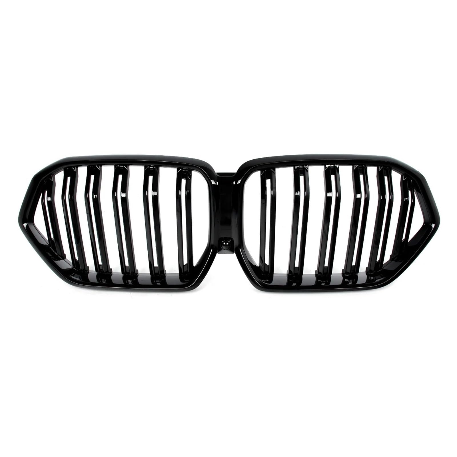 Griglia Anteriore Auto Per BMW Per X6 G06 X6M F96 2020-2023 Griglia Anteriore A Doppio Rene Nera Lucida Paraurti