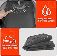 Vista 5 de Alfombrilla de silicona para parrilla Blackstone de 36 pulgadas, cubierta de silicona resistente de grado alimenticio, accesorios para parrilla