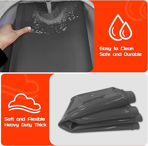 Miniatura 5 de Alfombrilla de silicona para parrilla Blackstone de 36 pulgadas, cubierta de silicona resistente de grado alimenticio, accesorios para parrilla