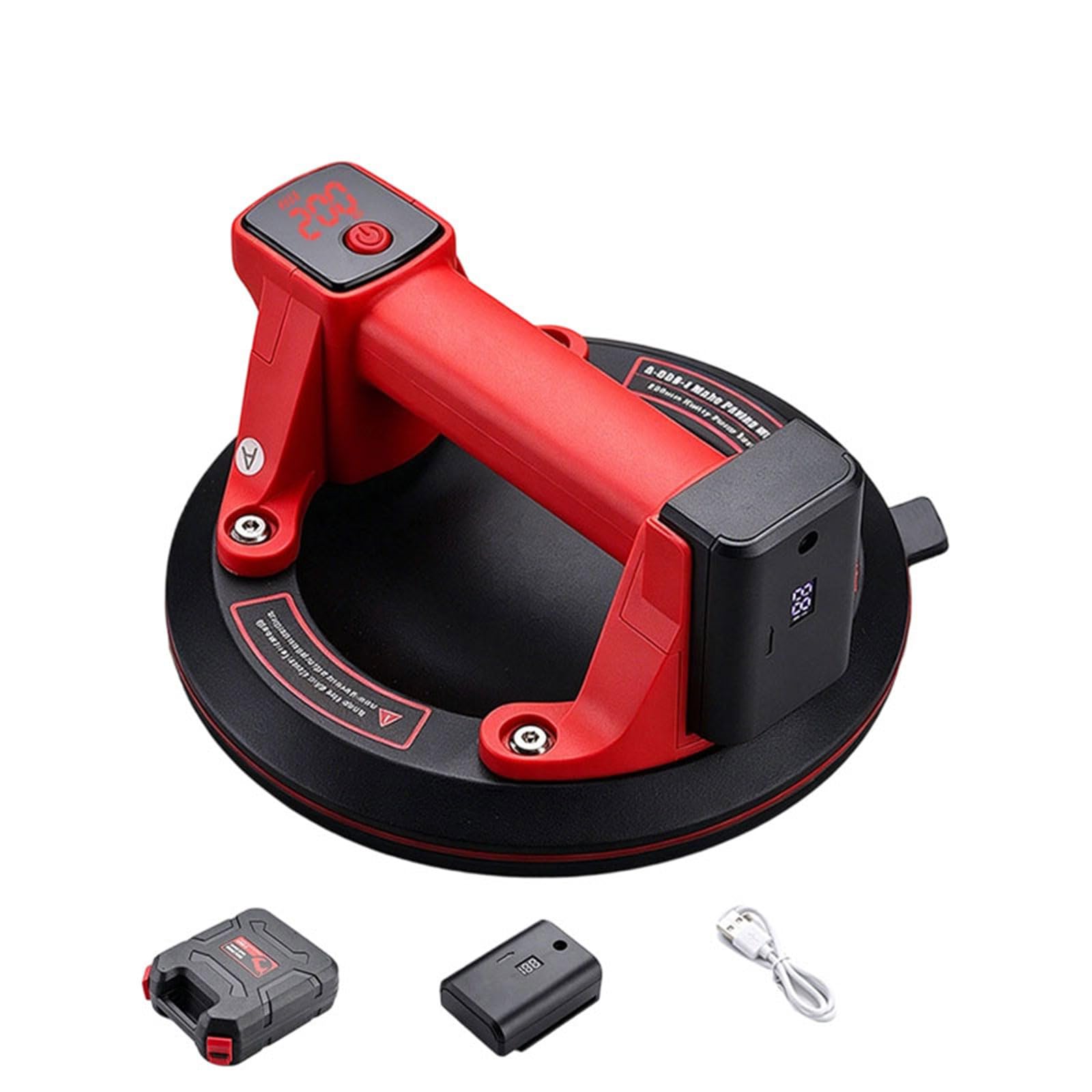 200KG / 440LBS Suction Power Electric Suction Cup with Wide Area Electric Vacuum Lifter Cup Lifter