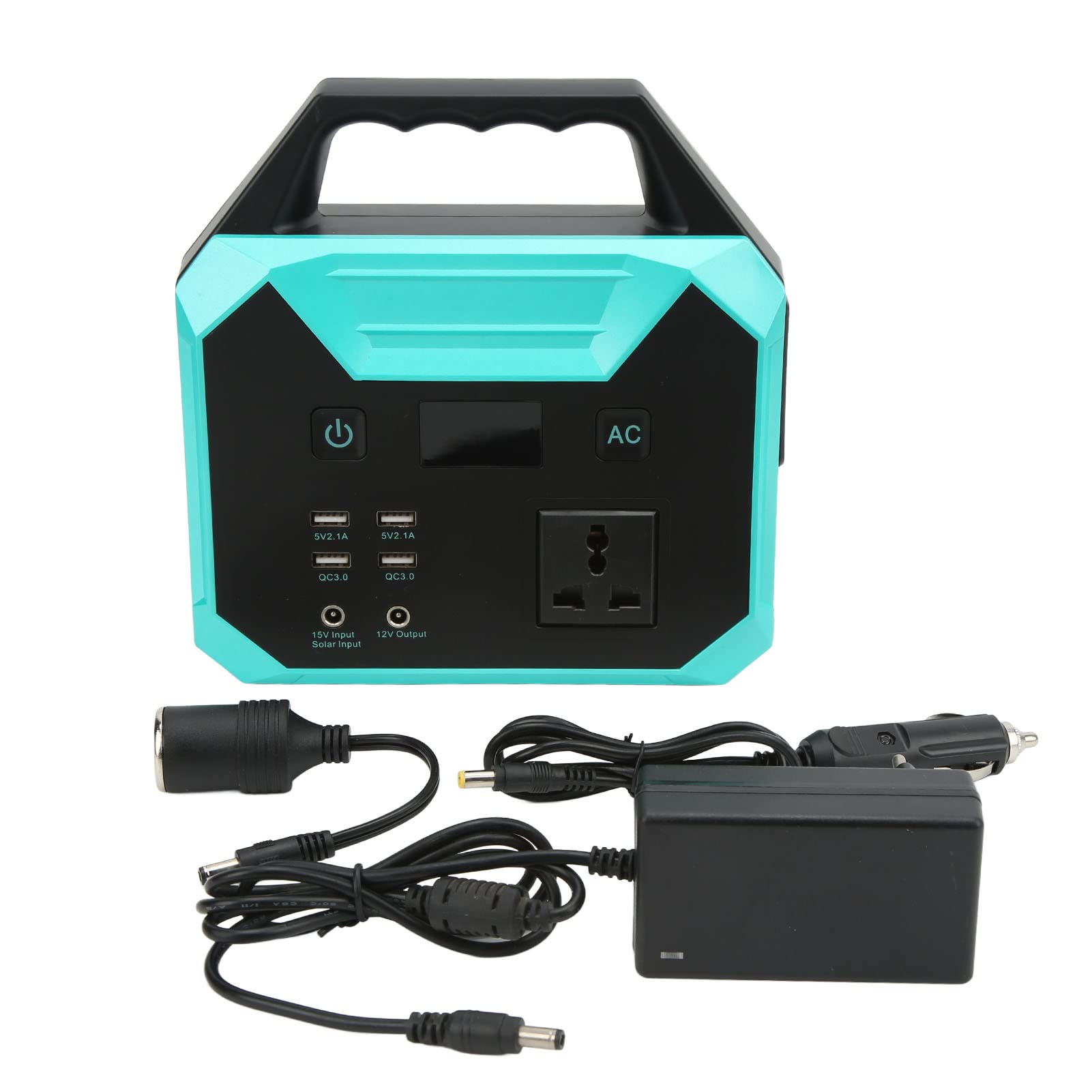 Estación de Energía Portátil, Generador Portátil para Exteriores, Batería de Polímero de Litio de Emergencia, Generador Solar de 40800 MAh, Onda Sinusoidal de 100 W