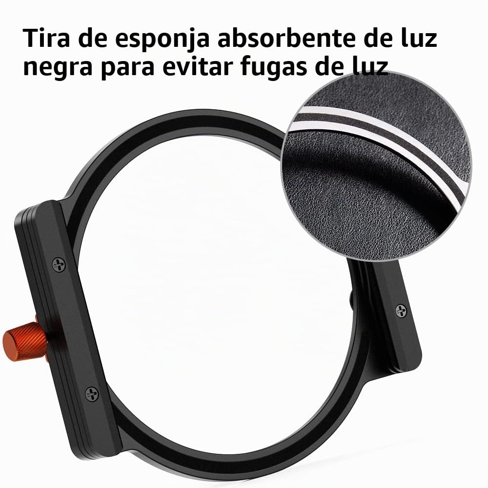 K&F CONCEPT Nano-X Portafiltro de Metal para Nano-X Filtro Cuadrado Soporte de Filtro con 8 Anillos Adaptadores para Nano-X Filtros