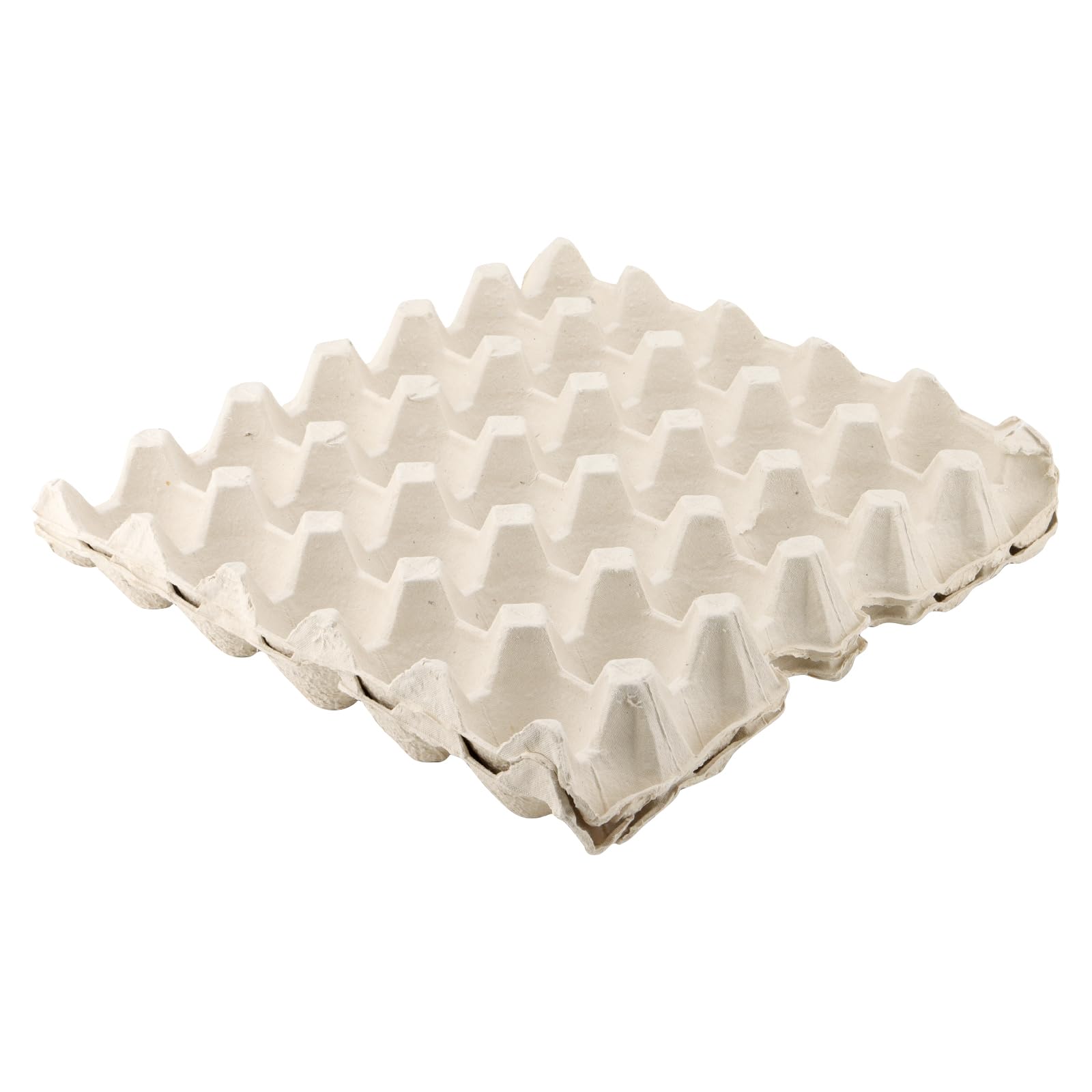 25 Stück Pappe Eierkartons 30er, Eierpappen Weiß Eierbehälter, Leere Eierkartons Pappe Eierschachtel für 30 Eier, 30 x 30 cm