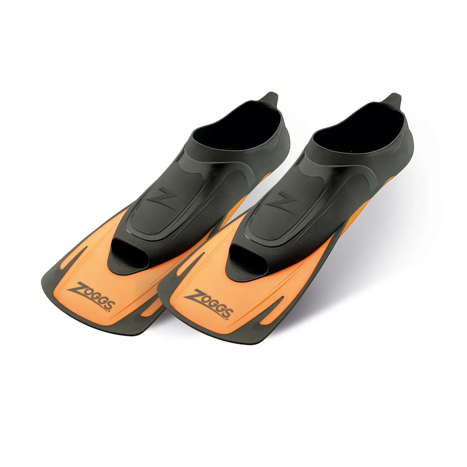 Zoggs Adult Unisex Swim Energy Training Fins EU 40 - 41/UK 6 - 7 Black/Orange