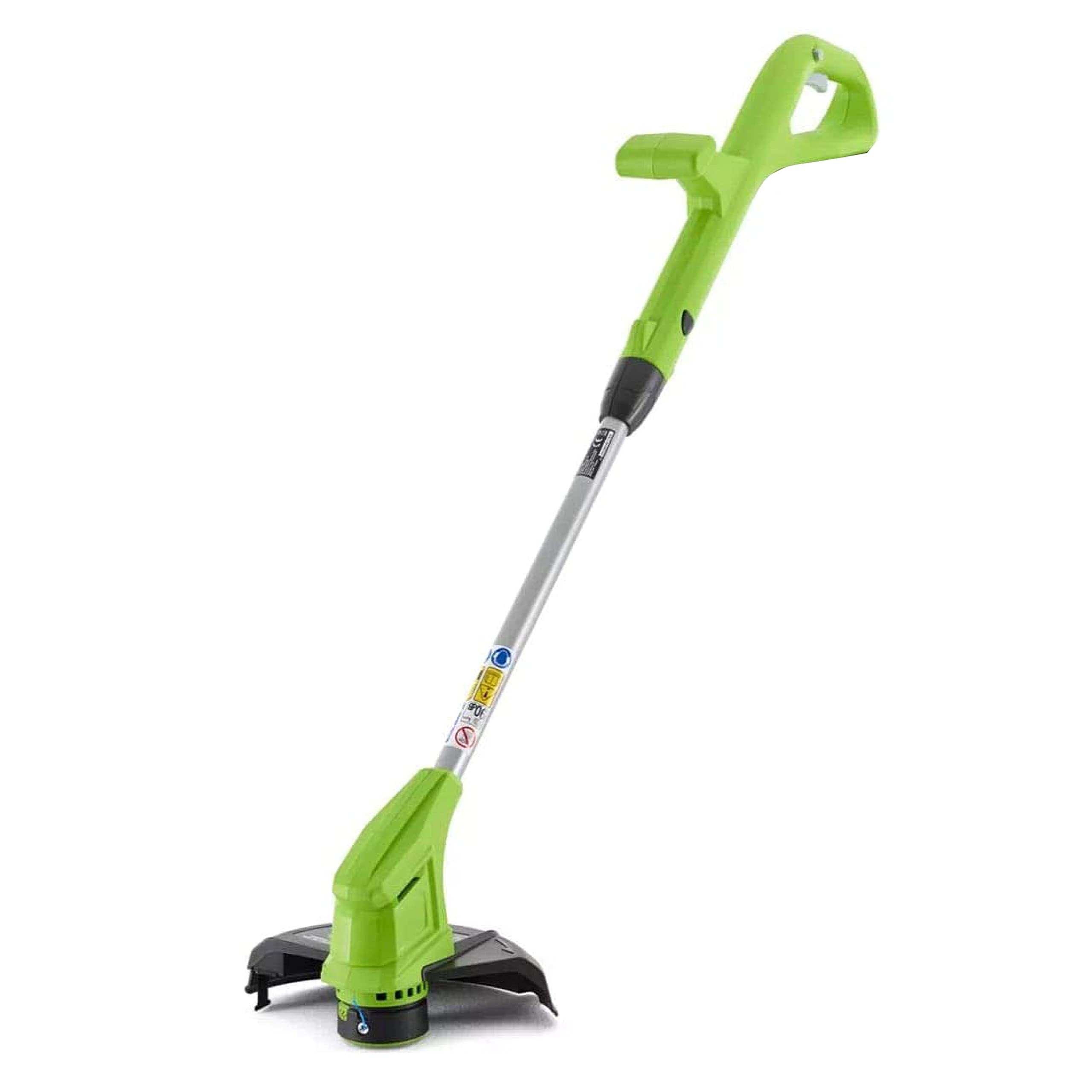 Greenworks Akku-Rasentrimmer 24V 25cm ohne Akku und Ladegerät, 1,65mm Fadendurchmesser, Automatischer Fadenvorschub, Dreh und Neigbarer Motorkopf G24LT