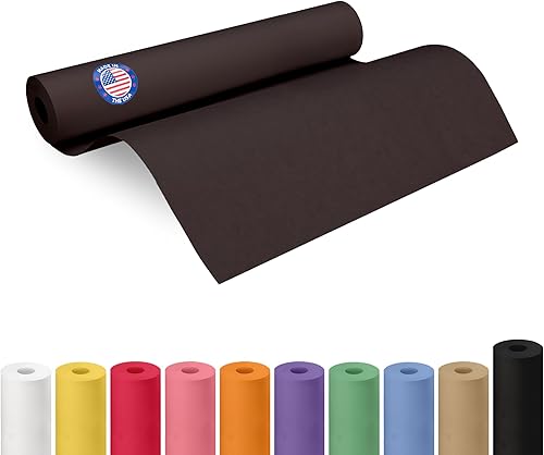 Miniatura 49 de IDL Packaging - Rollo de papel kraft rojo de 36 x 2160 pulgadas (180 pies), hecho en Estados Unidos, grosor 45 libras, arte, envoltura regalos