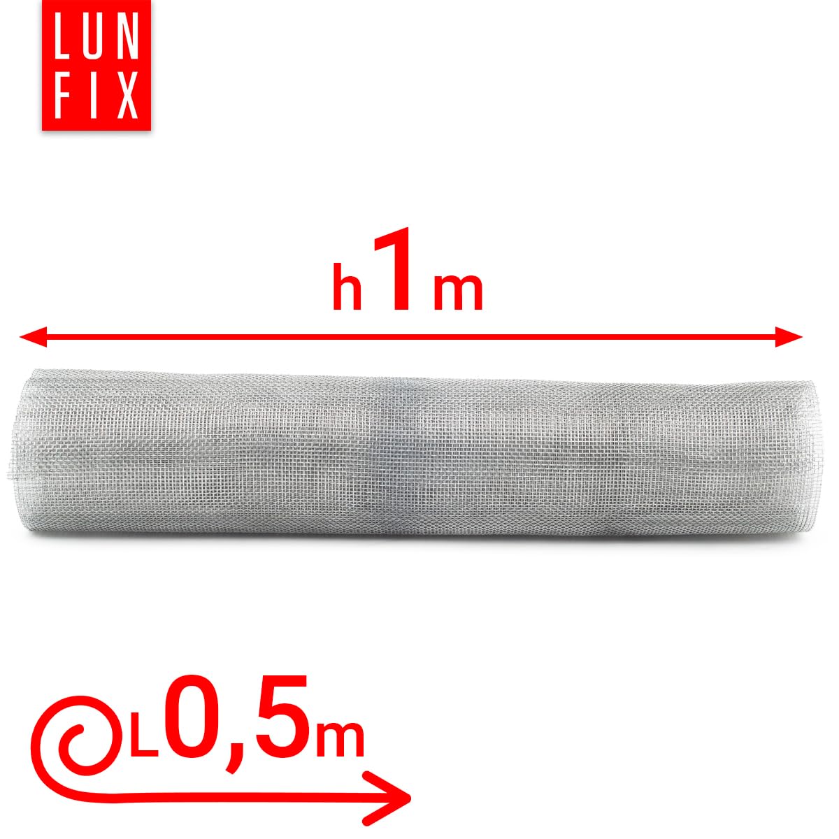 Rete metallica a maglie fini zincata 2x2 mm Ø0,5mm 1x0,5m – Rete metallica, filo per conigli, zanzariera al metro per protezione dagli insetti, copertura per pozzo della cantina, copertura per pozzo