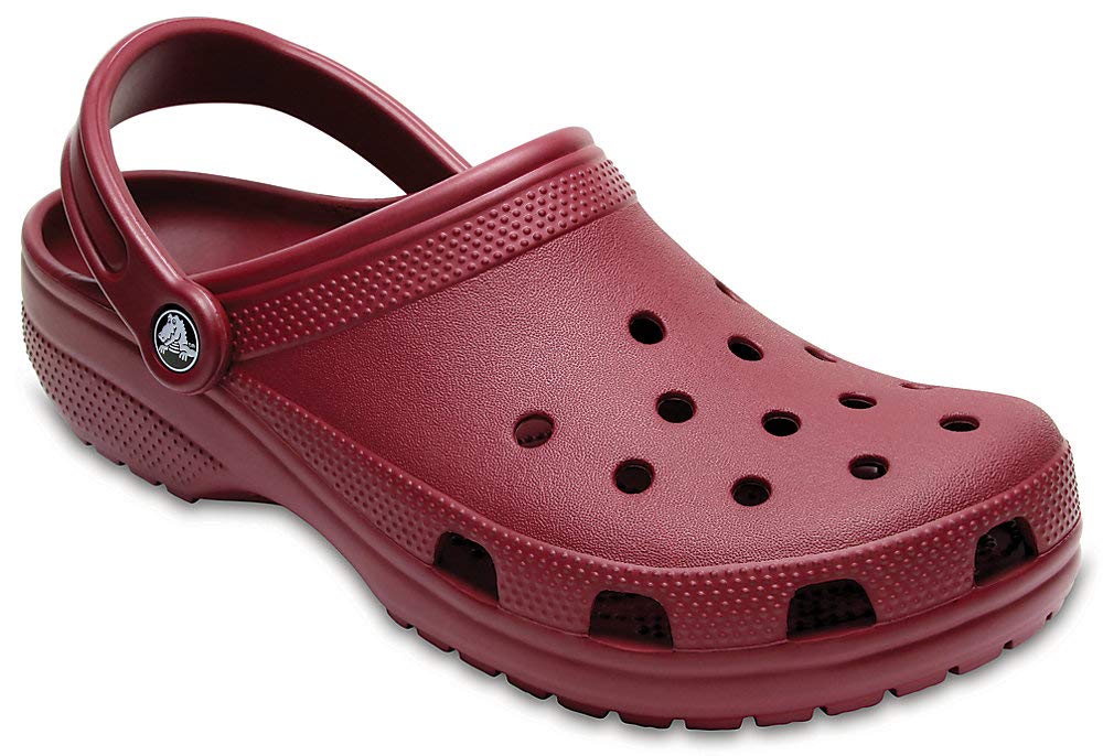 red classic crocs