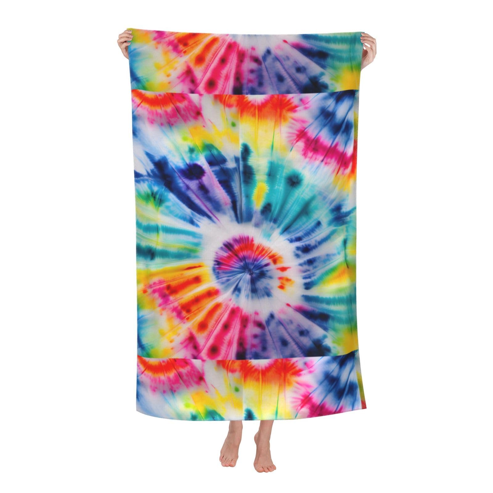 Cbaaghh Beautiful World Rainbow Tribe Print Adult Beach Towels,Beach & Pool Towel,Beach Towels,Towels For Camping