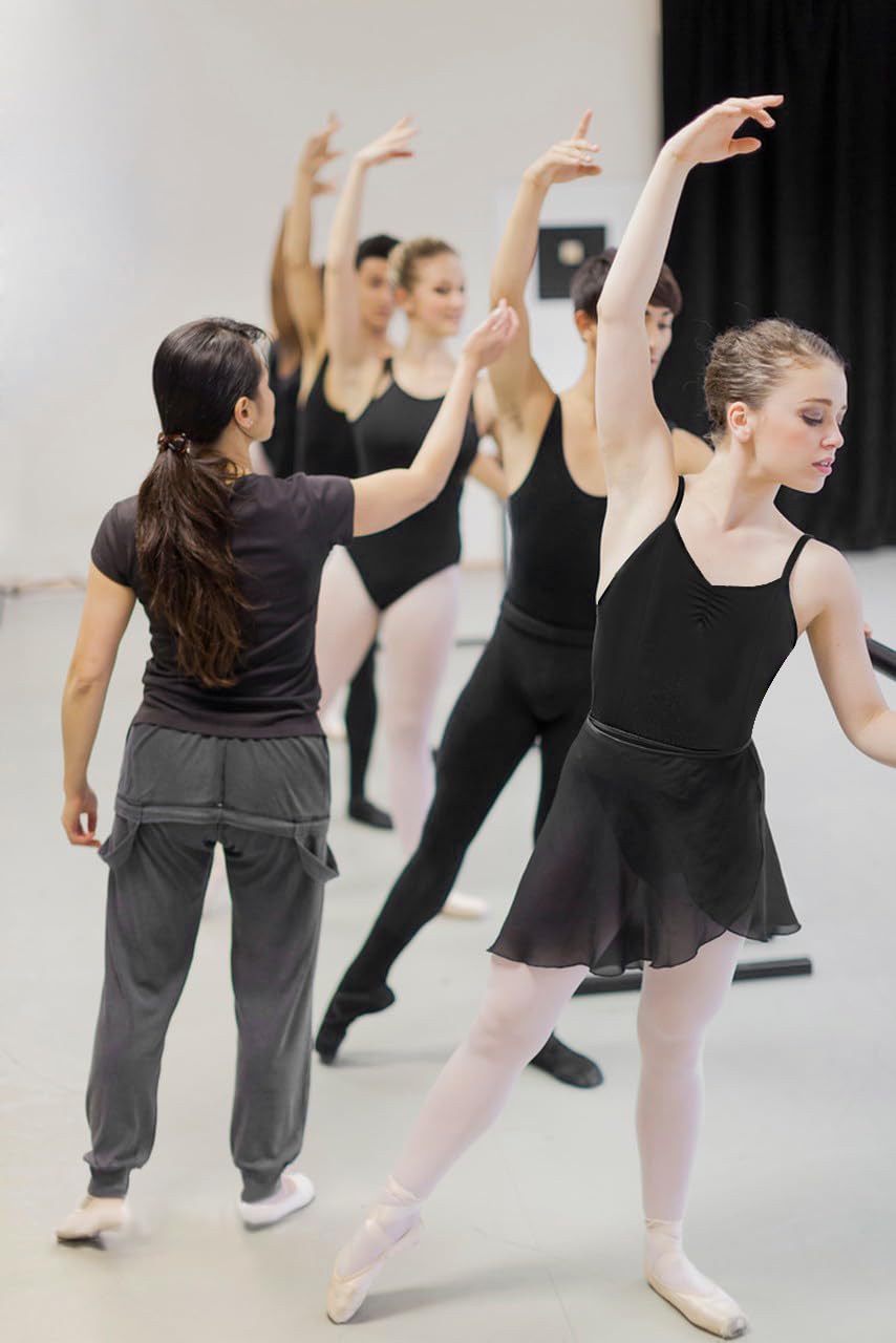 DANSHOW Body da ballo da donna con canotta Body da ballo per donna Abiti da ginnastica