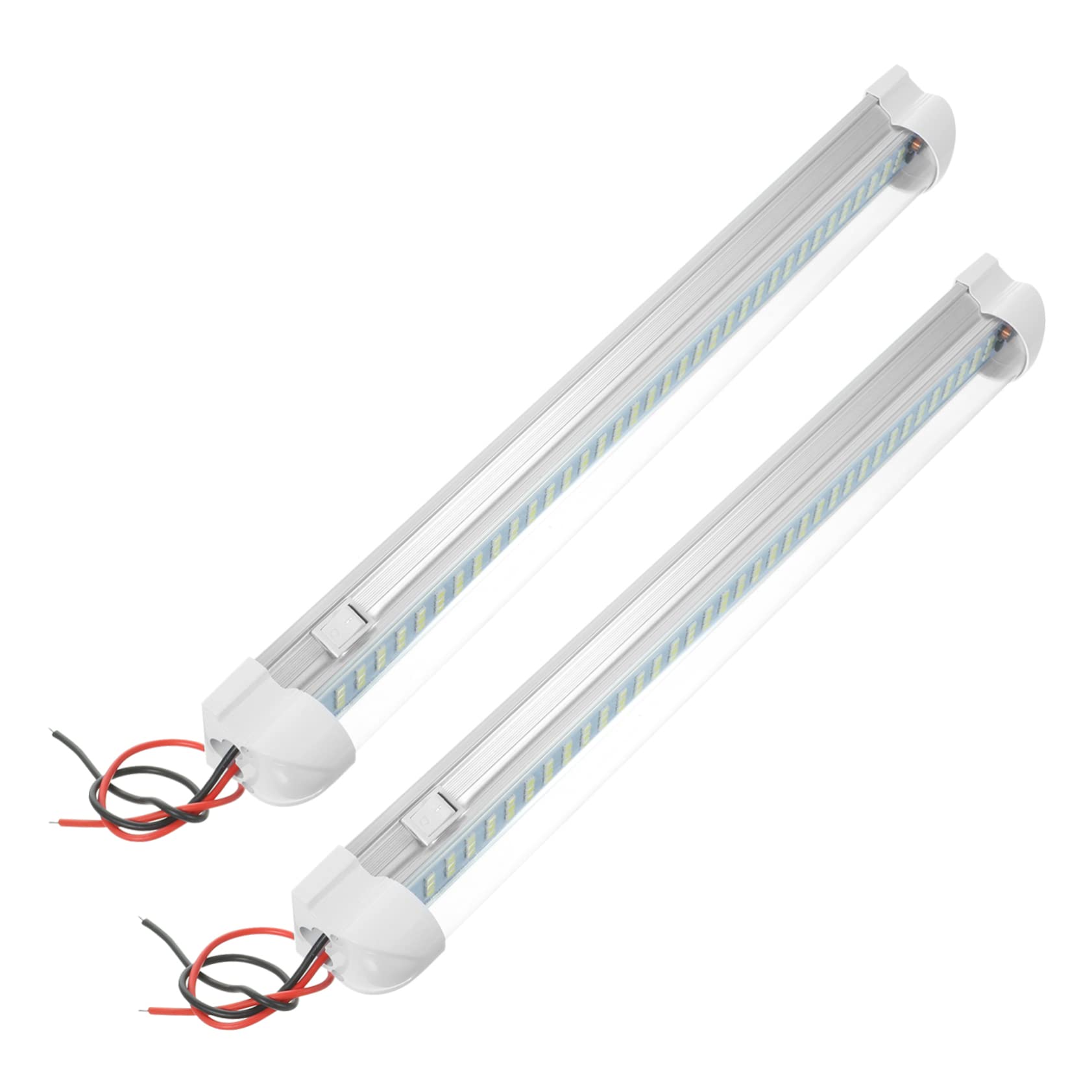 SOLUSTRE 4pièces Bande LED Intérieure De Plafond RV Éclairage pour Camion Caravane Et Bateau Installation Facile Et Luminosité