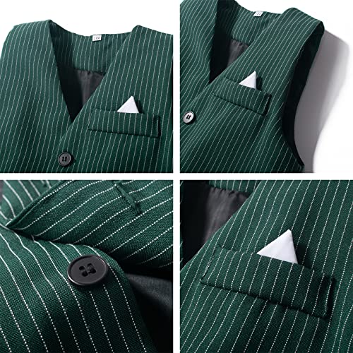 Image of Nwada Boys Suit Toddler Dress Clothes Shirt with Bow Tie, Dress Pants Sets Kids Gentleman Outfit suits